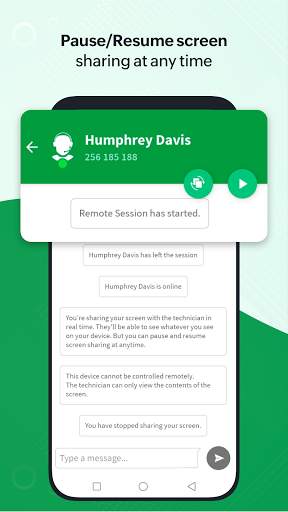 Customer App - Zoho Assist स्क्रीनशॉट 4