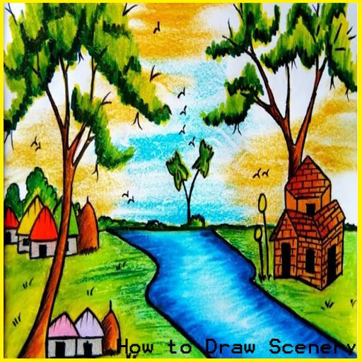 How to Draw Scenery HD icon