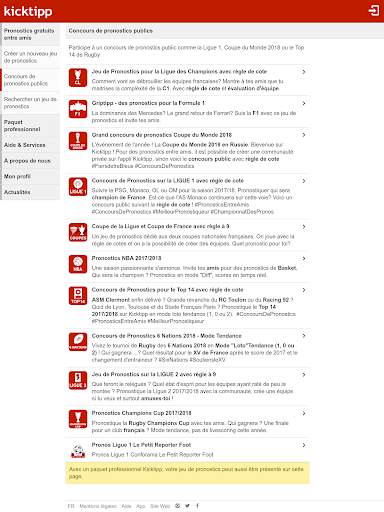 Kicktipp - Pronostics football et rugby entre amis screenshot 7