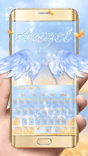 Silver Gold Keyboard Theme screenshot 1