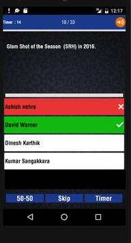 Indian Cricket QUIZ Season 11(Premier League Quiz) screenshot 2