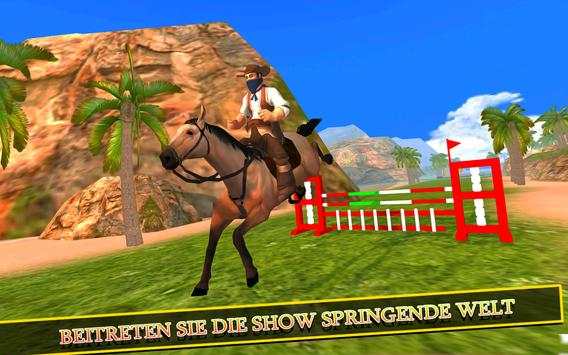 Pferd Reiten Simulator 3D: Jockey Mobile Spiel screenshot 1
