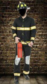 Fireman Uniform Photo Frames. screenshot 3