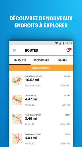Cours avec Map My Run screenshot 5