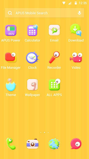 Jurassic-APUS Launcher theme screenshot 2