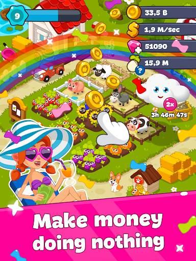 Idle Farm Game Offline Clicker screenshot 6