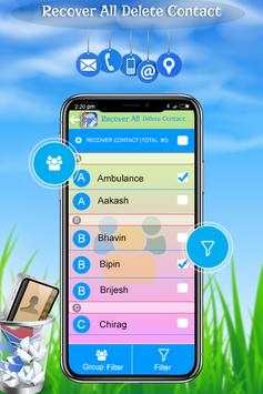 Deleted Contact Recovery - Restore & Backup screenshot 2