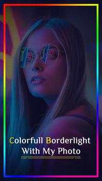 Colorful Border Light with my photo screenshot 2