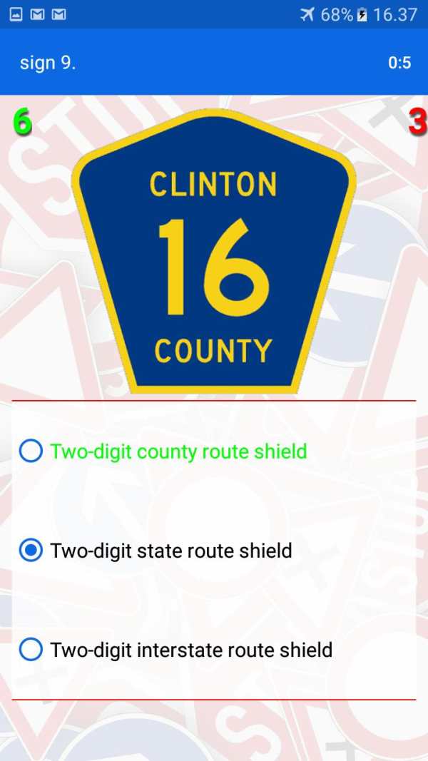 Trafic and road signs screenshot 15