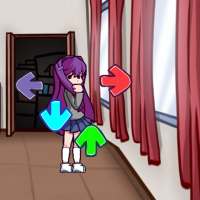 Doki Doki FNF music mod logo