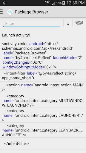 Package Browser screenshot 2