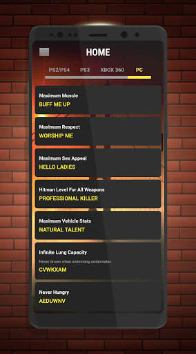 Cheats for GTAuto San Andreas screenshot 3