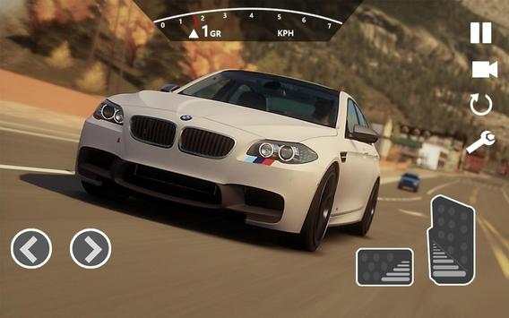 Crazy Car Driving & City Stunts: BMW M5 screenshot 1