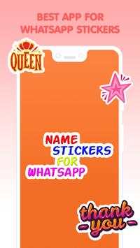 Name Stickers for WhatsApp screenshot 1