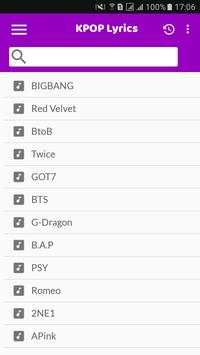 All Kpop Music Karaok Lyrics screenshot 1