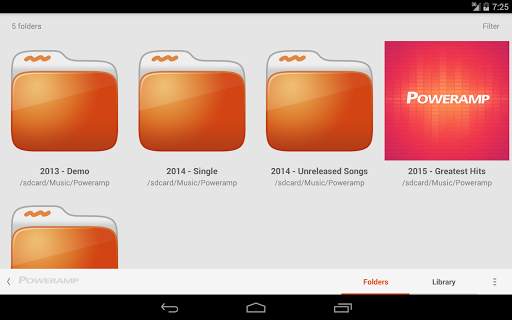 Skin for Poweramp Suru screenshot 11