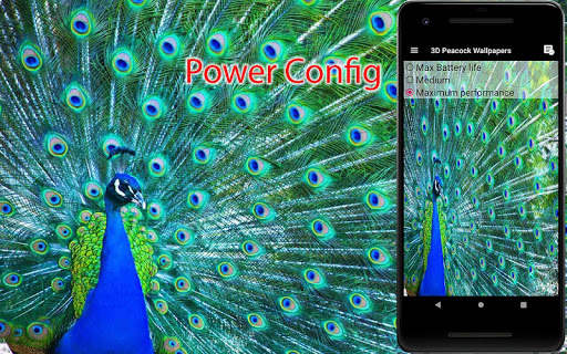 3D Peacock Live Wallpapers screenshot 6
