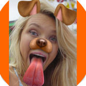 snap chat face maker أيقونة