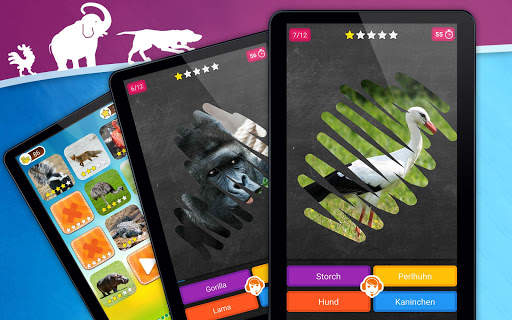 Rubbelspiel: Tiere Quiz screenshot 9