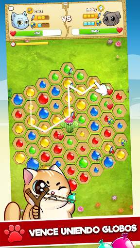 CUTE WARS PUZZLE BATTLE – Gatos vs Perros Match 3 screenshot 5