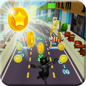Subway Black Cat icon