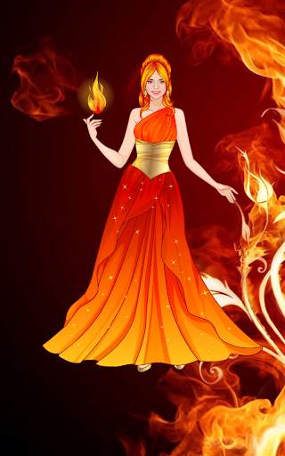 Element Princess dress up game screenshot 7