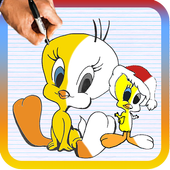 How To Draw Tweety Pie icon