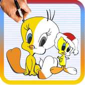 تعليم طريقة رسم تويتي تعليم الرسم للاطفال on 9Apps