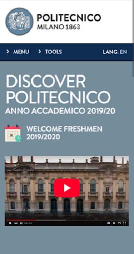 Discover Politecnico скриншот 1