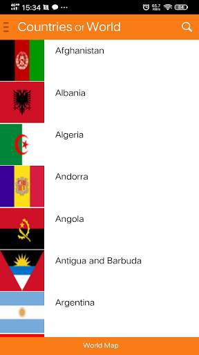 Countries of World screenshot 1