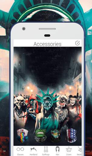 Snappy Photo Editor Stickers - Filter Face Mask screenshot 3