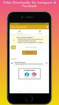 Video Downloader for Instagram & Facebook screenshot 1