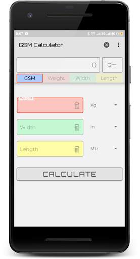 GSM Calculator screenshot 1