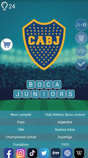 Clubs de Football Logo Quiz screenshot 2