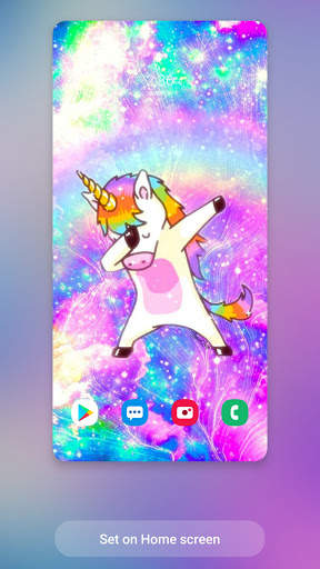 Glitter Unicorn Wallpaper screenshot 4
