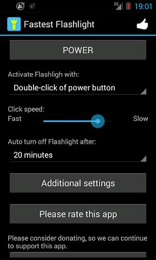 Fastest Flashlight screenshot 1
