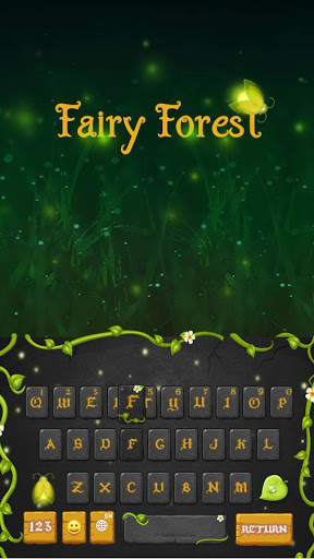 Fairy Forest Keyboard Theme स्क्रीनशॉट 1