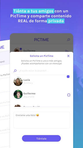 PicTime - Social app screenshot 2