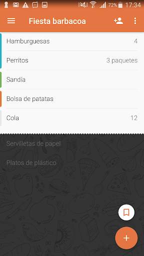 Buy Me a Pie! Lista screenshot 1