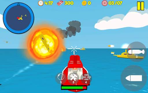 Warship Combat 3D: Otok-otok screenshot 5