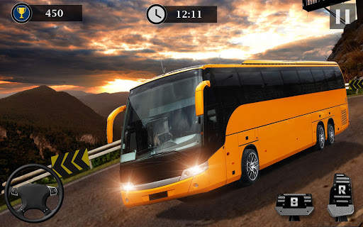 Uphill Off Road Bus Driving Simulator - Bus Games screenshot 5