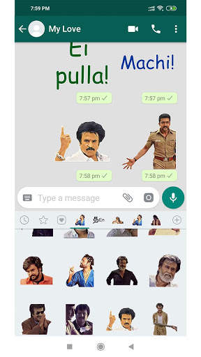 Tamil Sticker For WhatsApp - Tamil WAStickerApps screenshot 3