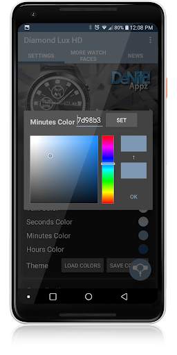 Diamond Lux HD Watch Face Widget & Live Wallpaper screenshot 6