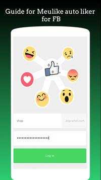 Guide for Meulike auto liker for FB screenshot 4