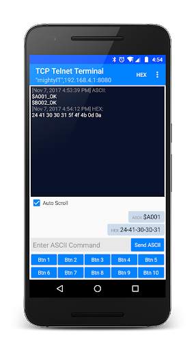 TCP Telnet Terminal screenshot 4