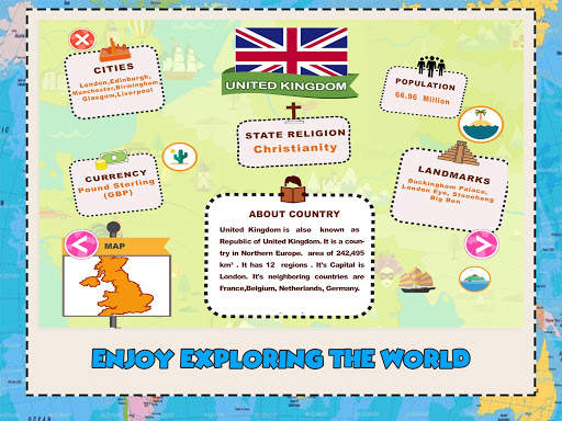 World Countries Geography Quiz screenshot 2