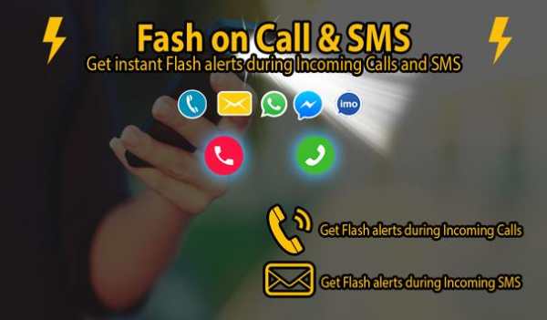 Flashlight alert on Call SMS: led, flash alert screenshot 4
