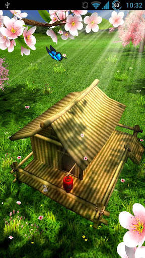 Live Wallpaper - 3D Sakura Seasons screenshot 3