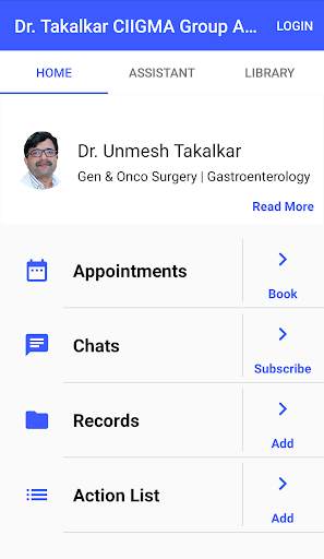Dr. Takalkar CIIGMA Group App screenshot 2