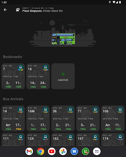 SG Bus Arrival Times screenshot 7